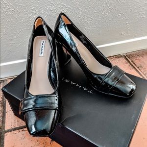 Elie Tahari Black patent Cailey heel